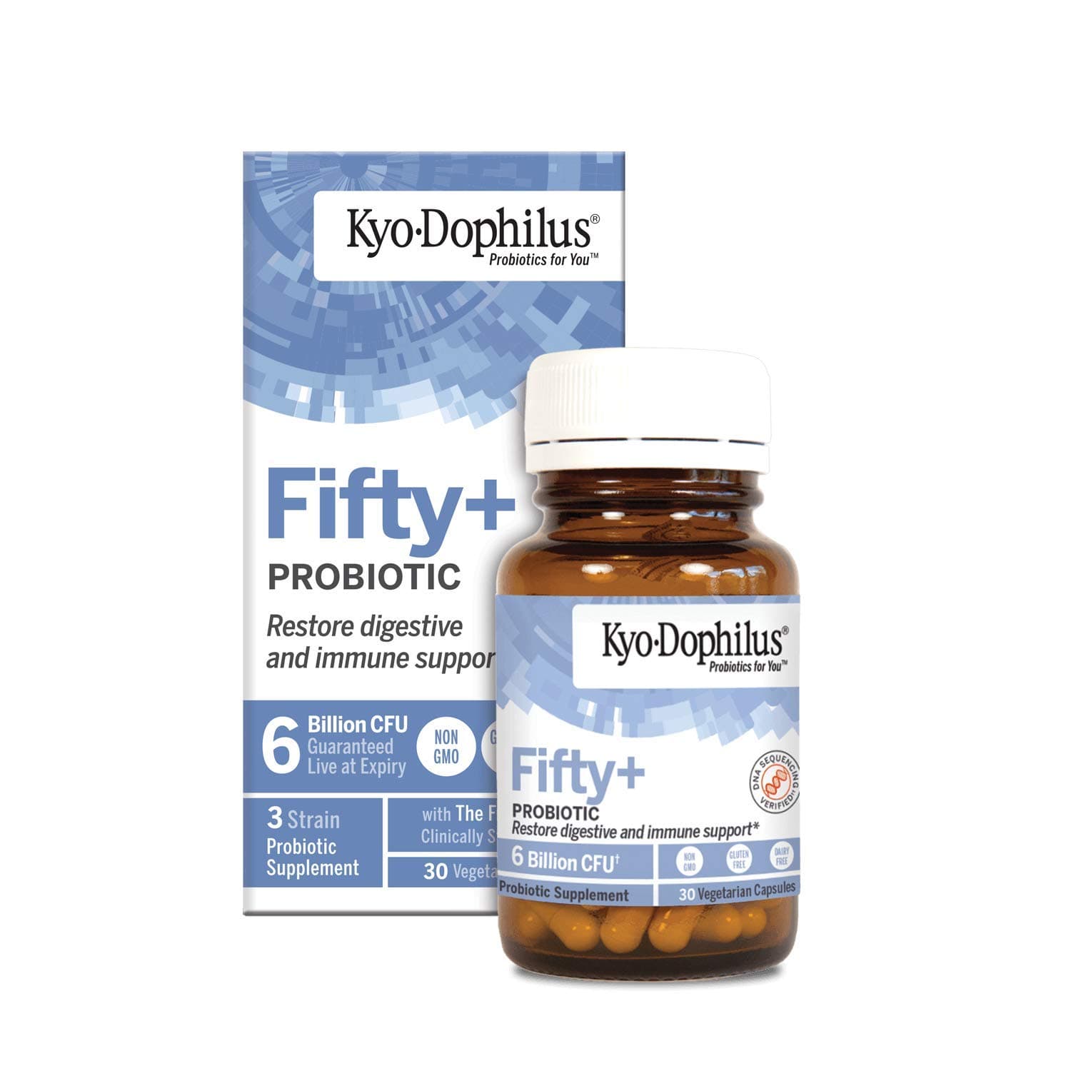 Kyo*Dophilus Fifty Plus Probiotic, 30 Count, 6 Billion CFU