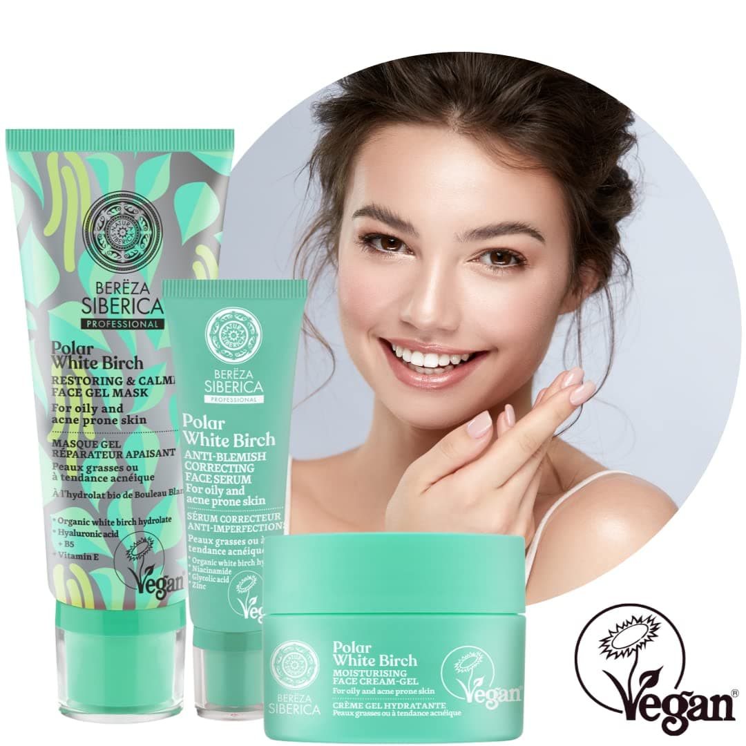 Natura Siberica Polar White Birch Pore-refining face cleanser, 145 ml