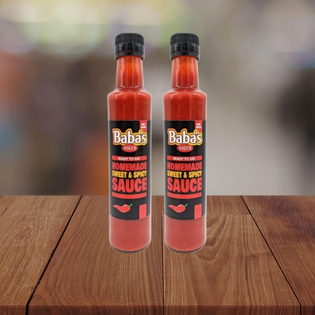 2 x Baba's Sweet & Spicy Sauce - 250ml
