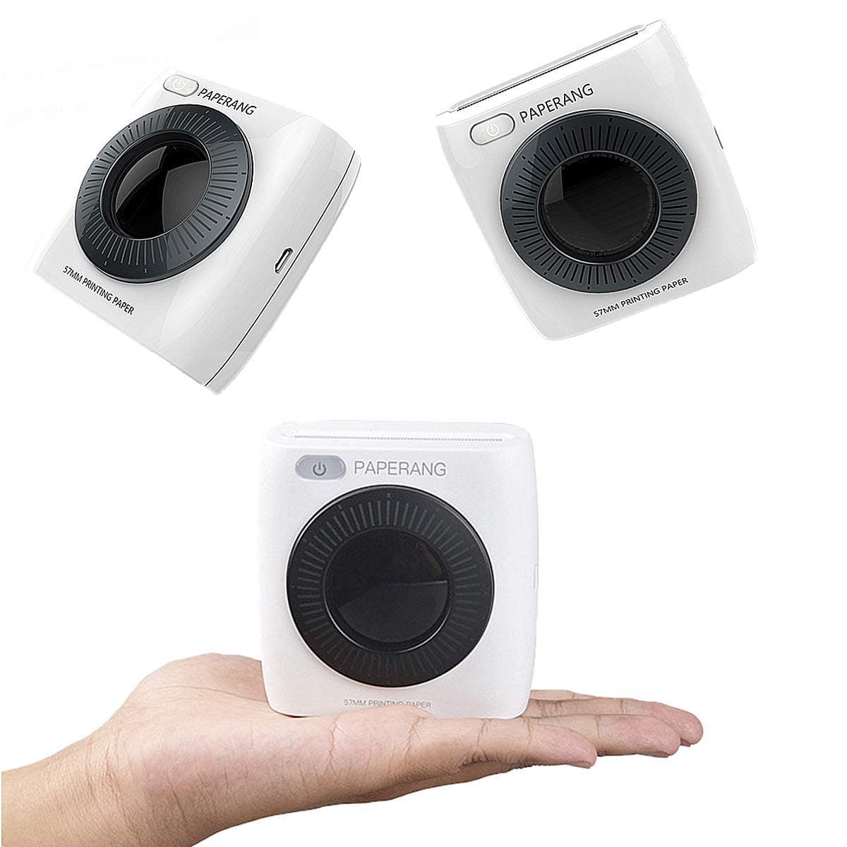 PAPERANG P2 Thermal Printer HD 300dpi Pocket Portable Label Printer Edit Note/Photo Print/Learn Foreign Language/Scan Print/Wireless Bluetooth Printer for iOS/Android Mobile (P2 Thermal Printer)