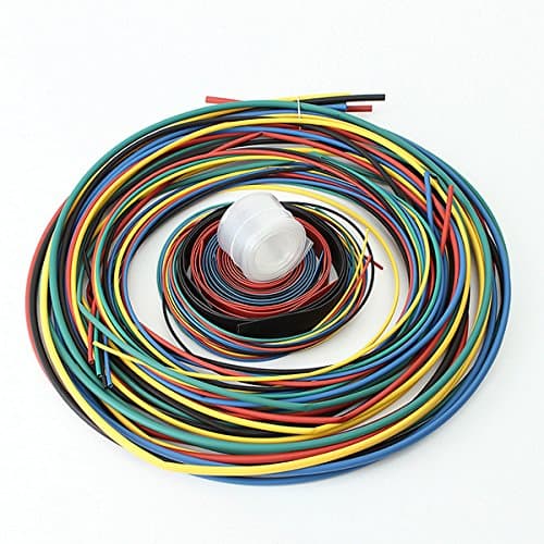 MJJEsports 11 Size 6Color 55M/Set Polyolefin 2:1 Halogen-Free Heat Shrink Tubing