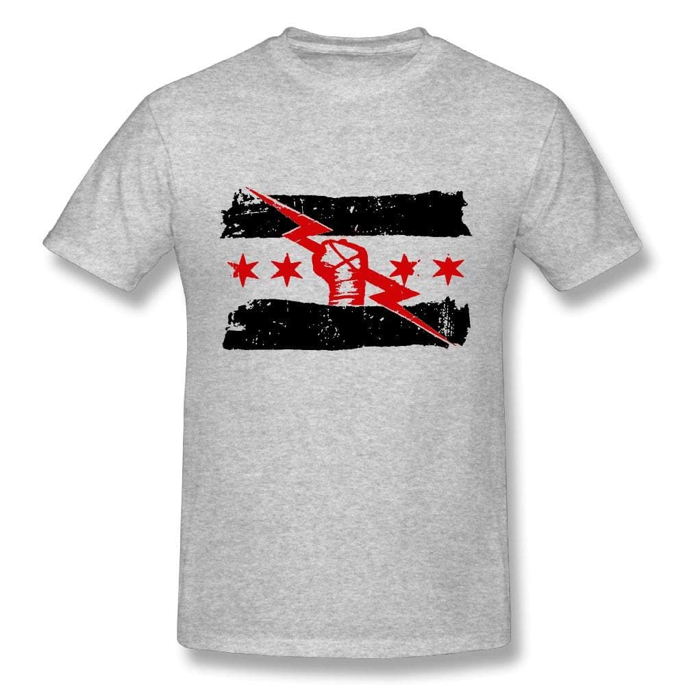 Quliuwuda Connor Mens cm Punk Best in The World Logo Cool Running White T Shirts Short Sleeve