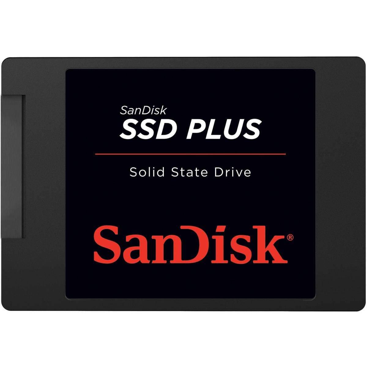 SanDisk SSD Plus interne SSD Festplatte 2 TB (schnelleres Hoch-, Herunterfahren und Laden, Lesegeschwindigkeit 545 MB/s, Schreibgeschwindigkeit 450 MB/s, stoßfest)