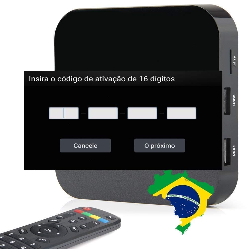 Apple Brazil TV Box Renew Code for A1/A2/ HTV/IPTV King 5/6,Subscription 16-Digit, One Year（400 Days）