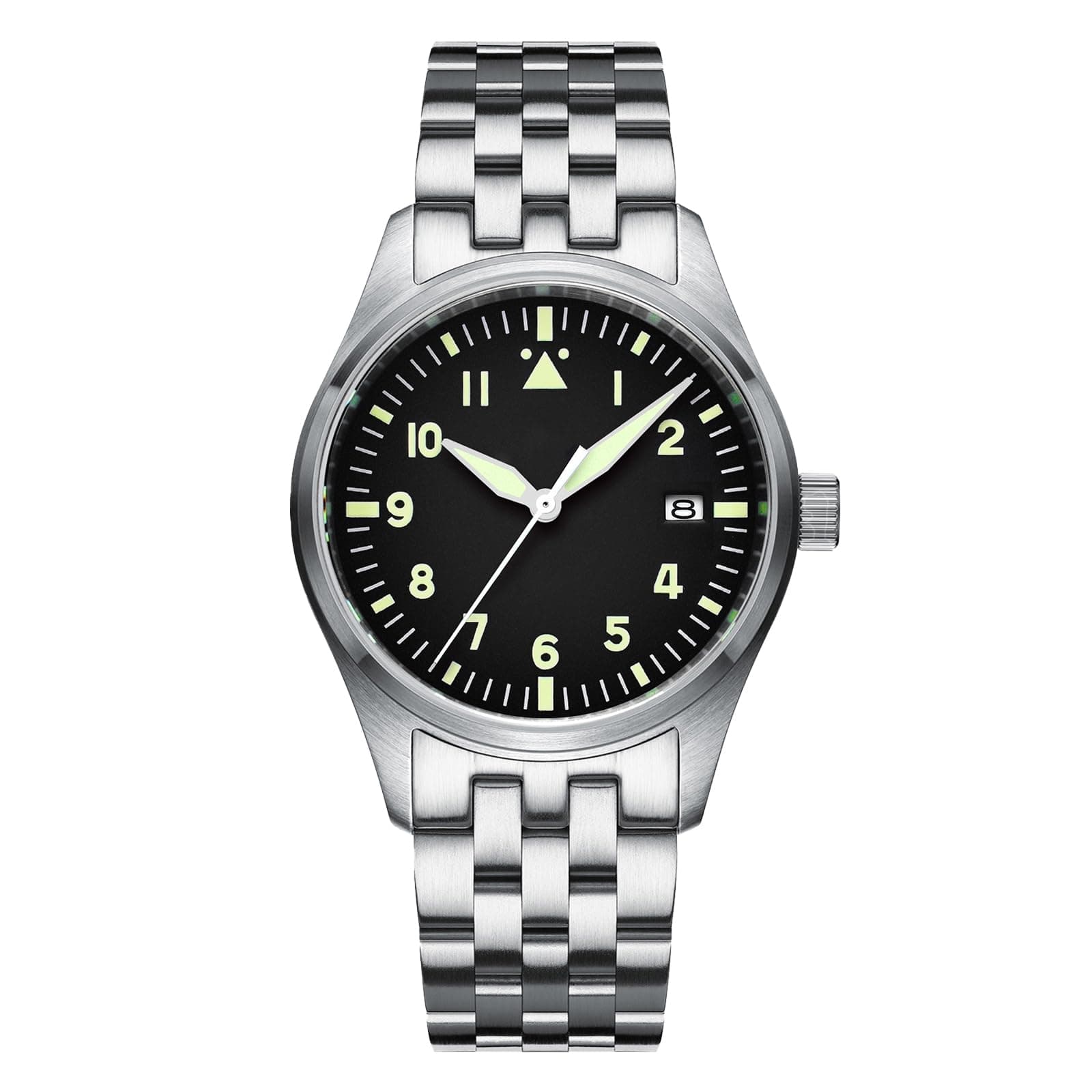 Mens Automatic Watch NH35A / 8215 Movement Sapphire 200 M Waterproof Super Lume Stainless Steel Casual Business Dress Watches