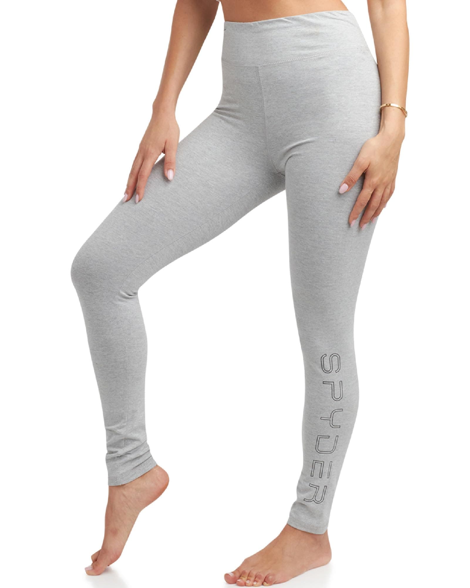 Spyder Women's Cotton Legging - Soft High Waisted 4-Way Stretch Wide Waistban...
