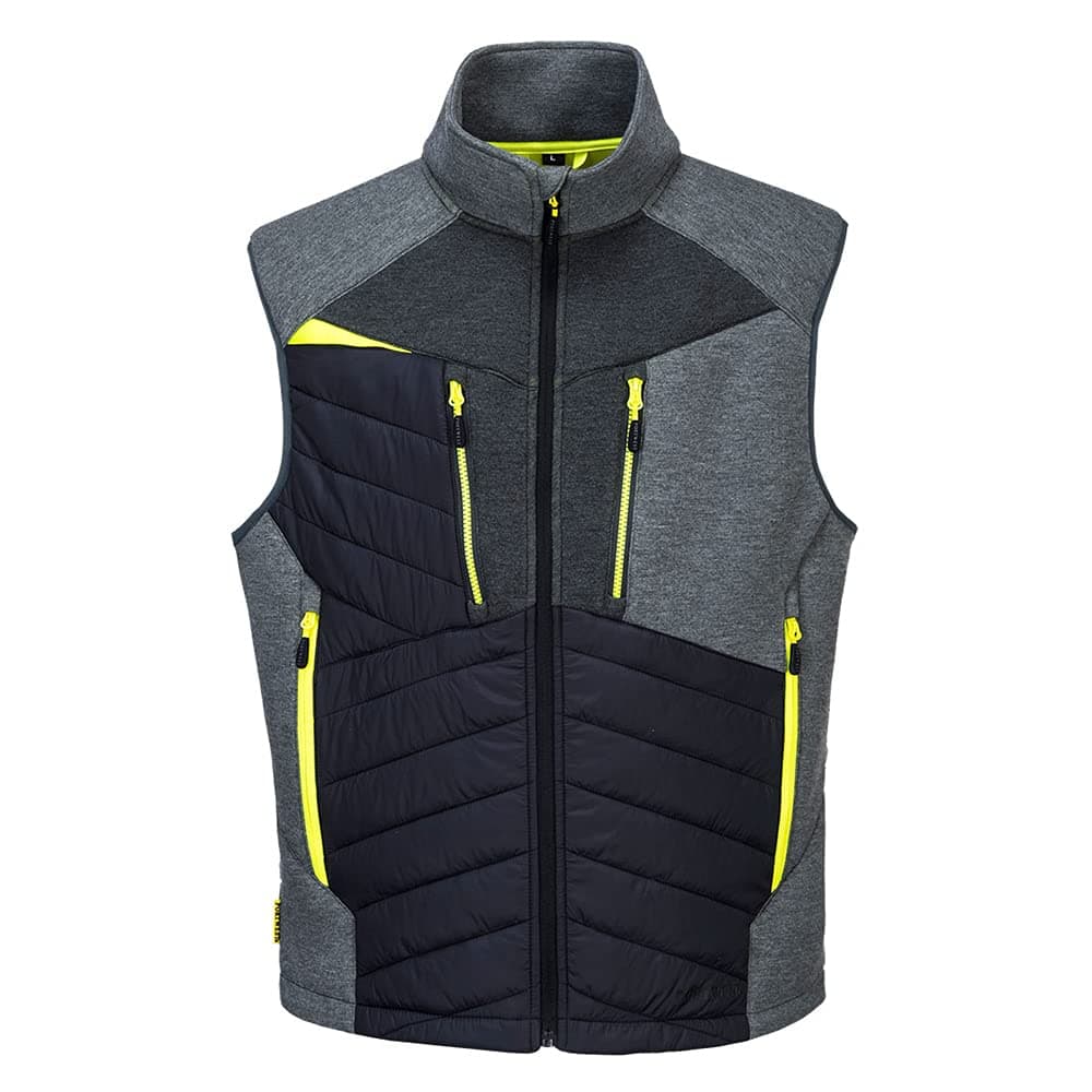 Portwest DX4 Hybrid Baffle Gilet, Size: XL, Colour: Metal Grey, DX470MGRXL