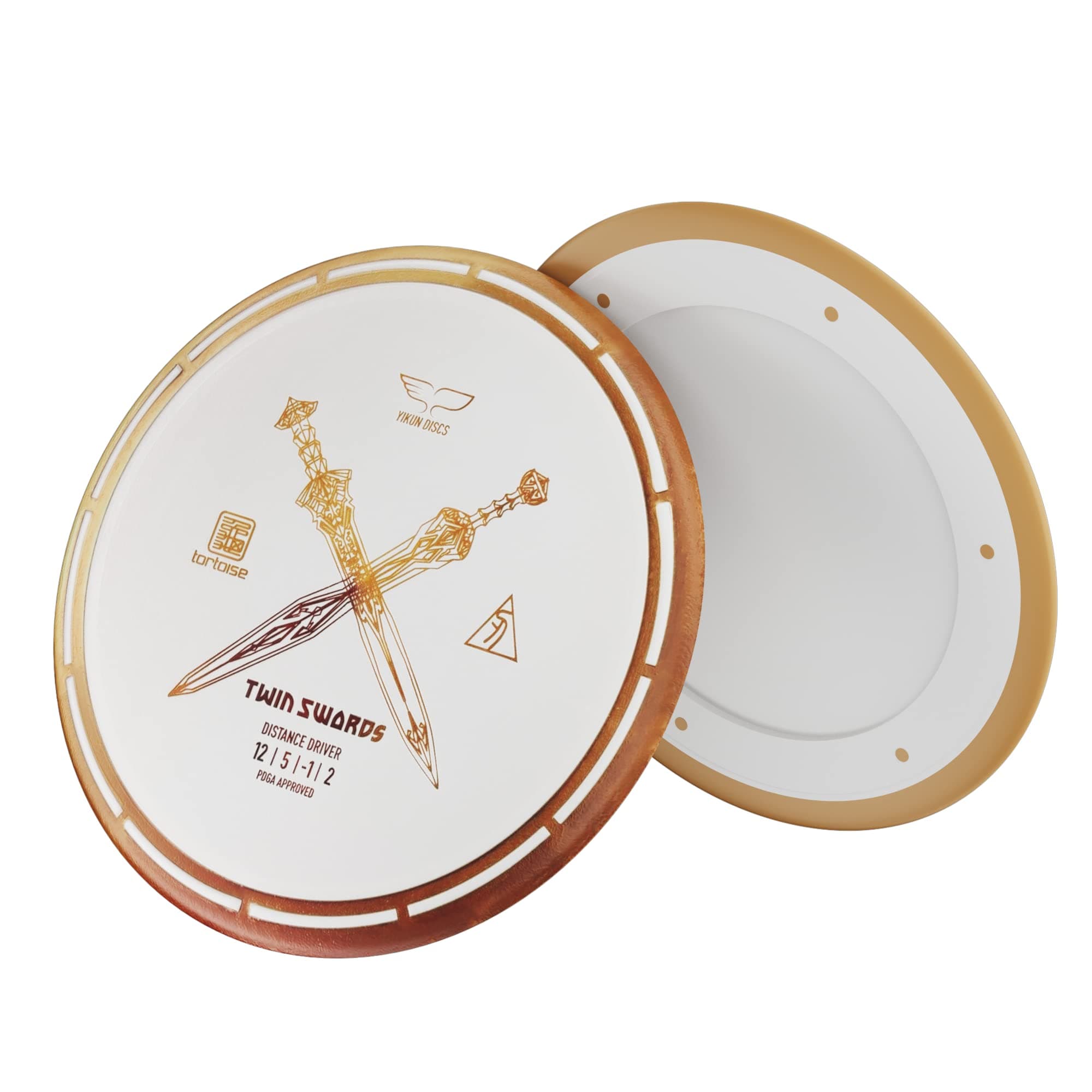 - Yikun Twin Swords Understable Distance Driver| Pro Worlds 2025 Limited Edition | Beginner-Friendly Max-Distance Disc | Wind-Resistant & Easy-Glide Control | PDGA Approved 170-175g