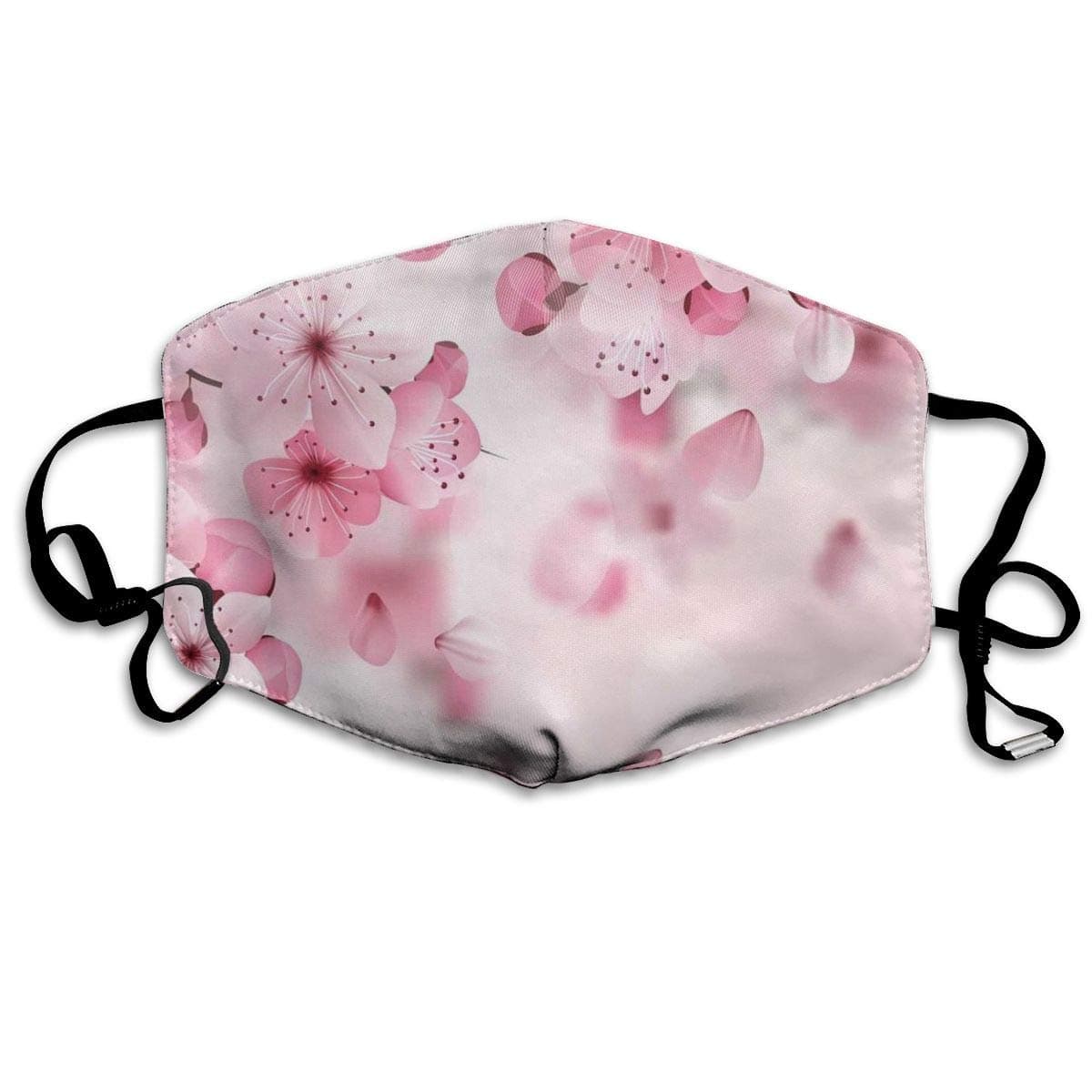 Jolly2T Comfortable Windproof mask,Japanese Sakura Flowers Blossoms Eastern Spring Nature Theme Illustration,Printed Facial Decorations for Adult
