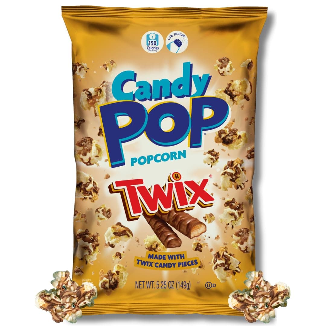 TWIX Candy Coated Popcorn (5.25oz bags, 1-Pack)