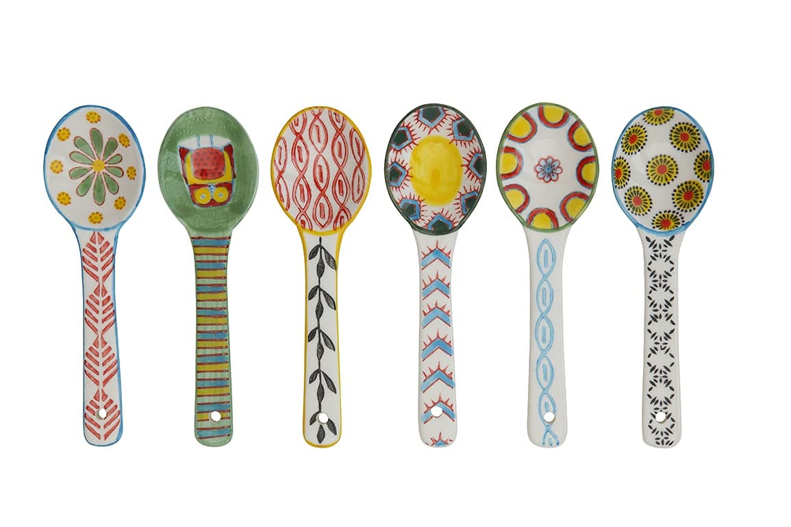 heart & home Demitasse Espresso Spoons, Little Spoons for Dessert, Coffee Spoons, Multicolor, 5-1/4” L