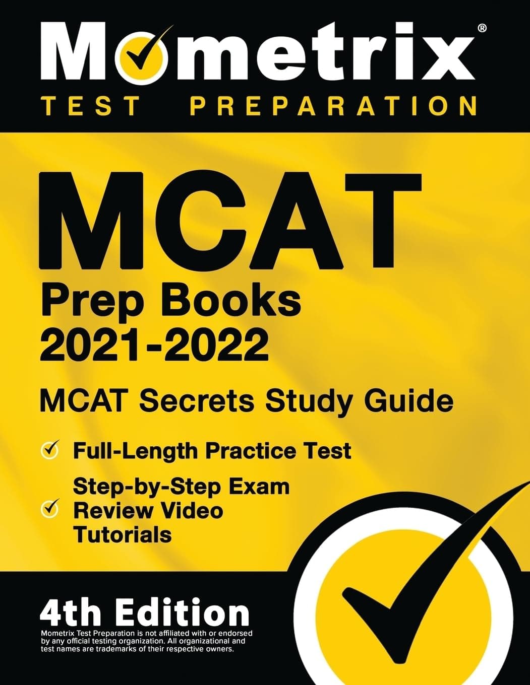 Mometrix Media LLC MCAT Prep Books 2021-2022 - MCAT Secrets Study Guide, Full-Length Practice Test, Step-by-Step Exam Review Video Tutorials: 4th Edition