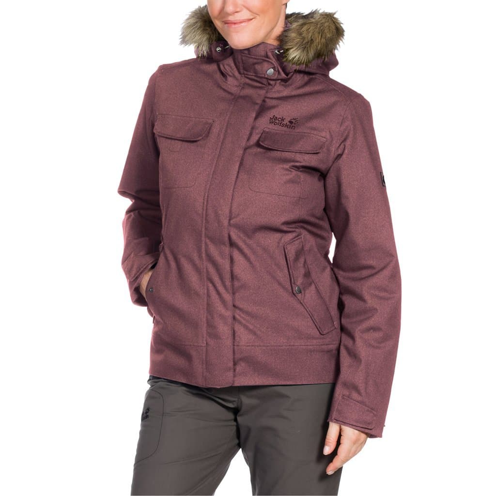 Jack Wolfskin Women's Cypress Mountain Jacket, Large, Dusty Mauve