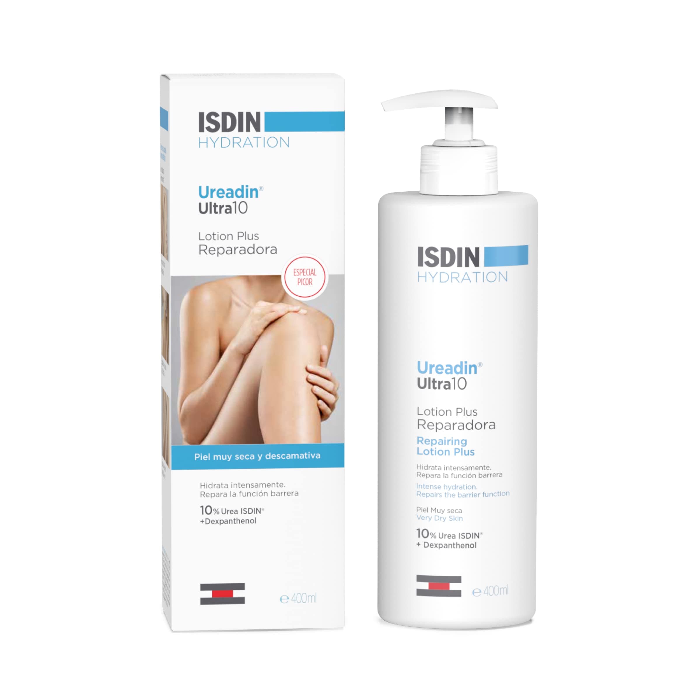 ISDIN Ureadin Ultra 10 Repairing Lotion Plus | Intense Hydration | Repairs barrier function