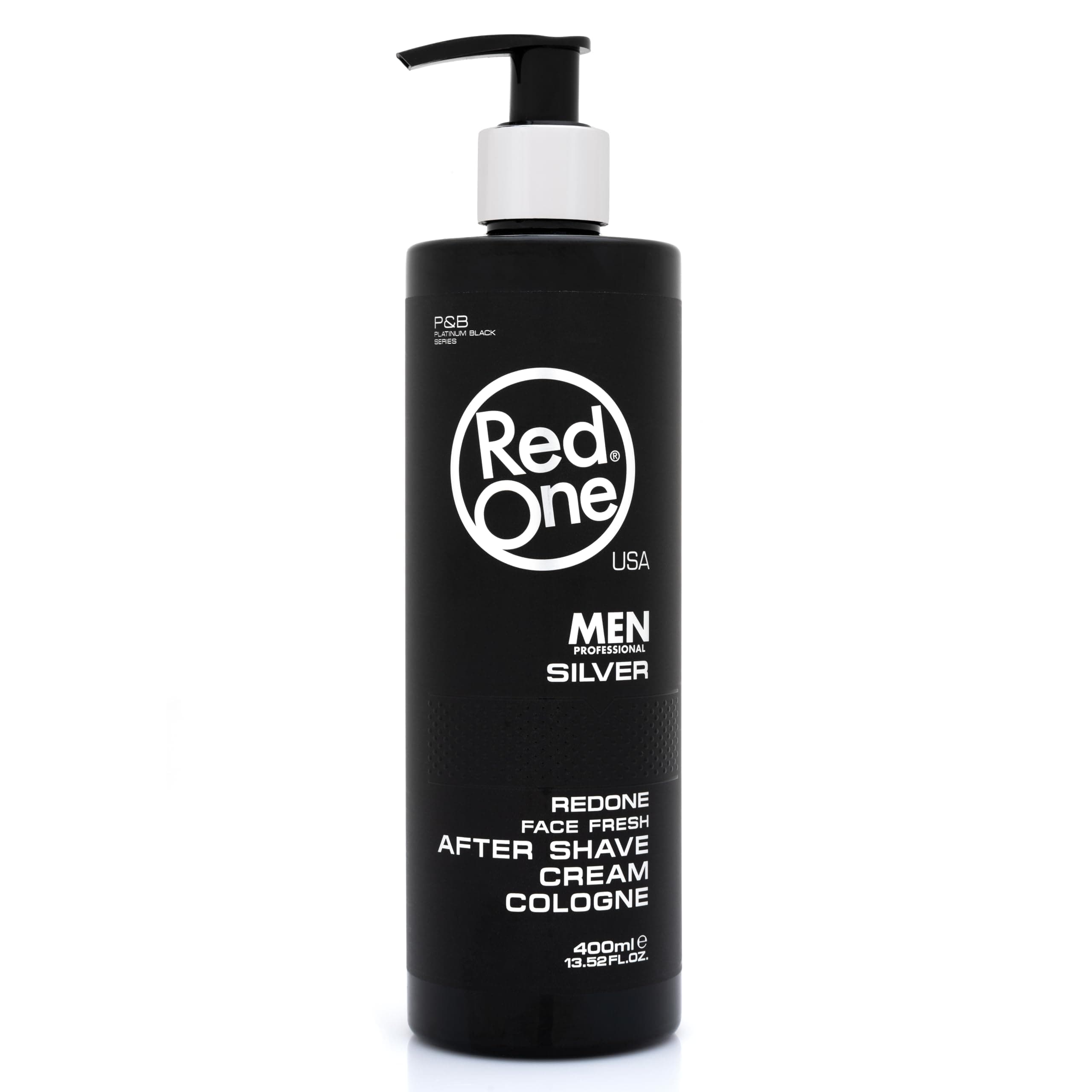 Aftershave Cream Cologne 400 ml Balm Lotion Men | Moisturising Face Fresh | (Silver)