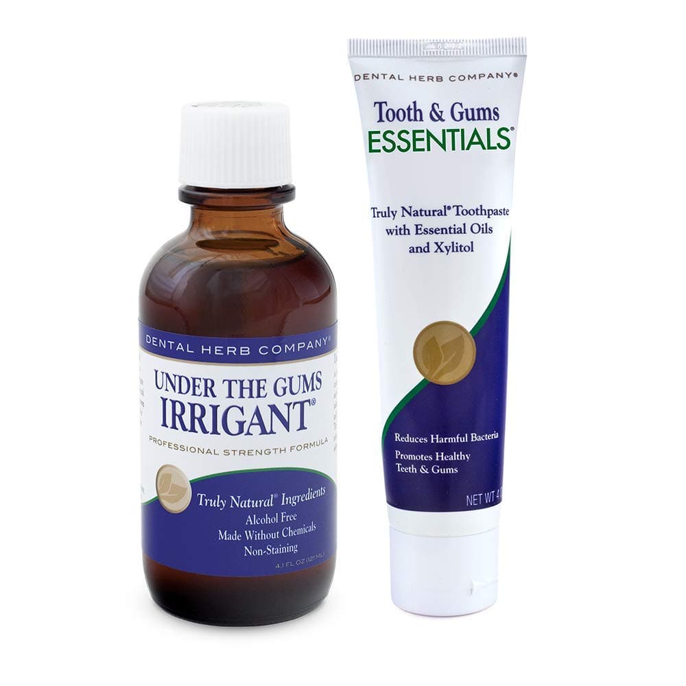 Dental Herb Company - Under The Gums Irrigant Concentrate & Essentials Toothpaste Kit