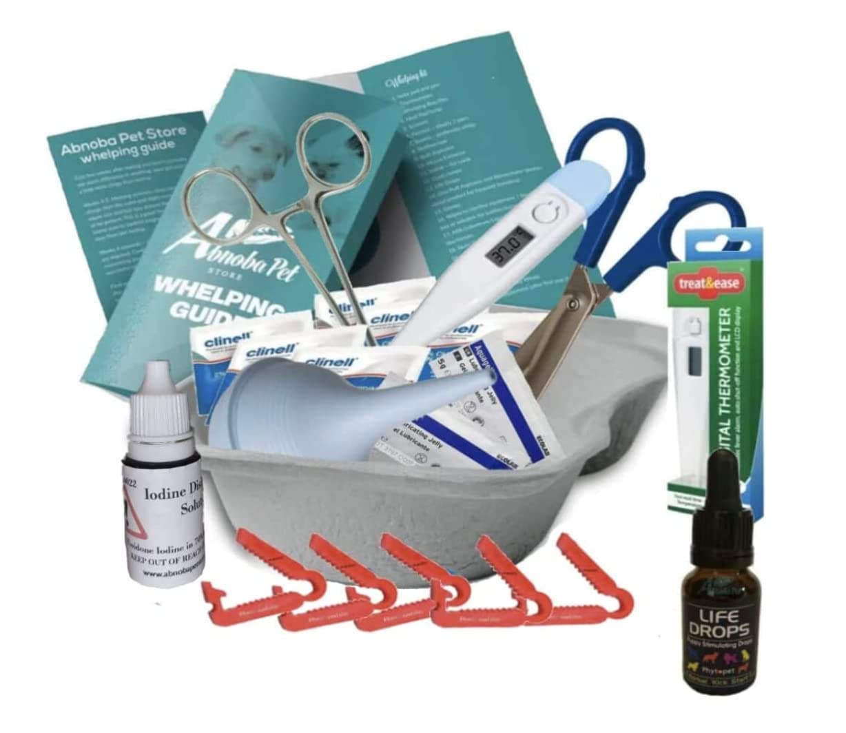 Alpha Dog Whelping Kit, Puppy Herbal Life Drops, comes with whelping guide, Pet birthing supplies 1327