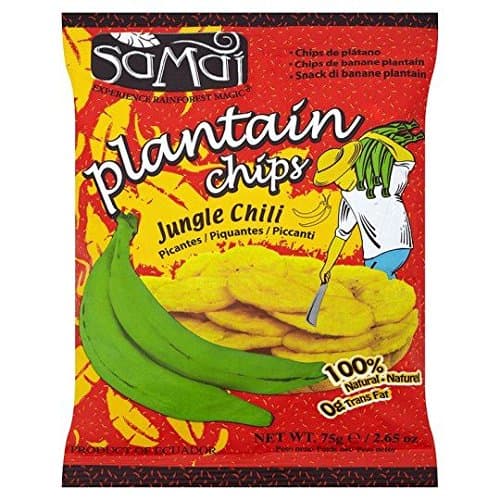 Samai Plantain Chips Chilli - 75g - Pack of 8 (75g x 8)