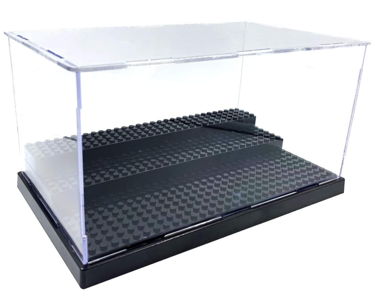 Acrylic figure display case box for LEGO Minifigures series Figure Blocks Toys The box can hold up to 30 figures Black clear display case