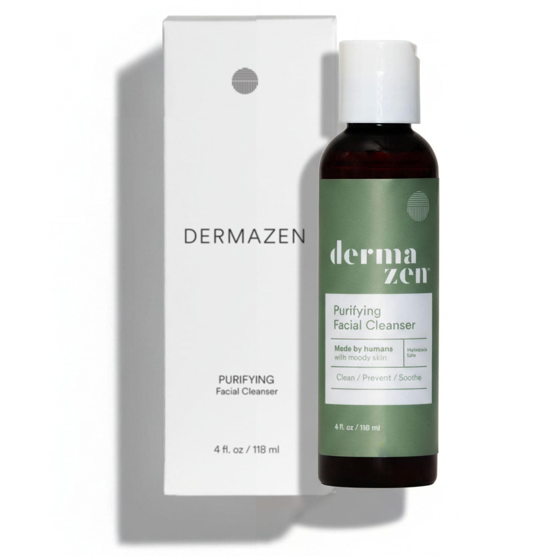 Dermazen Purifying Facial Cleanser, Soothe and Relieve Seborrheic Dermatitis - 4 fl oz