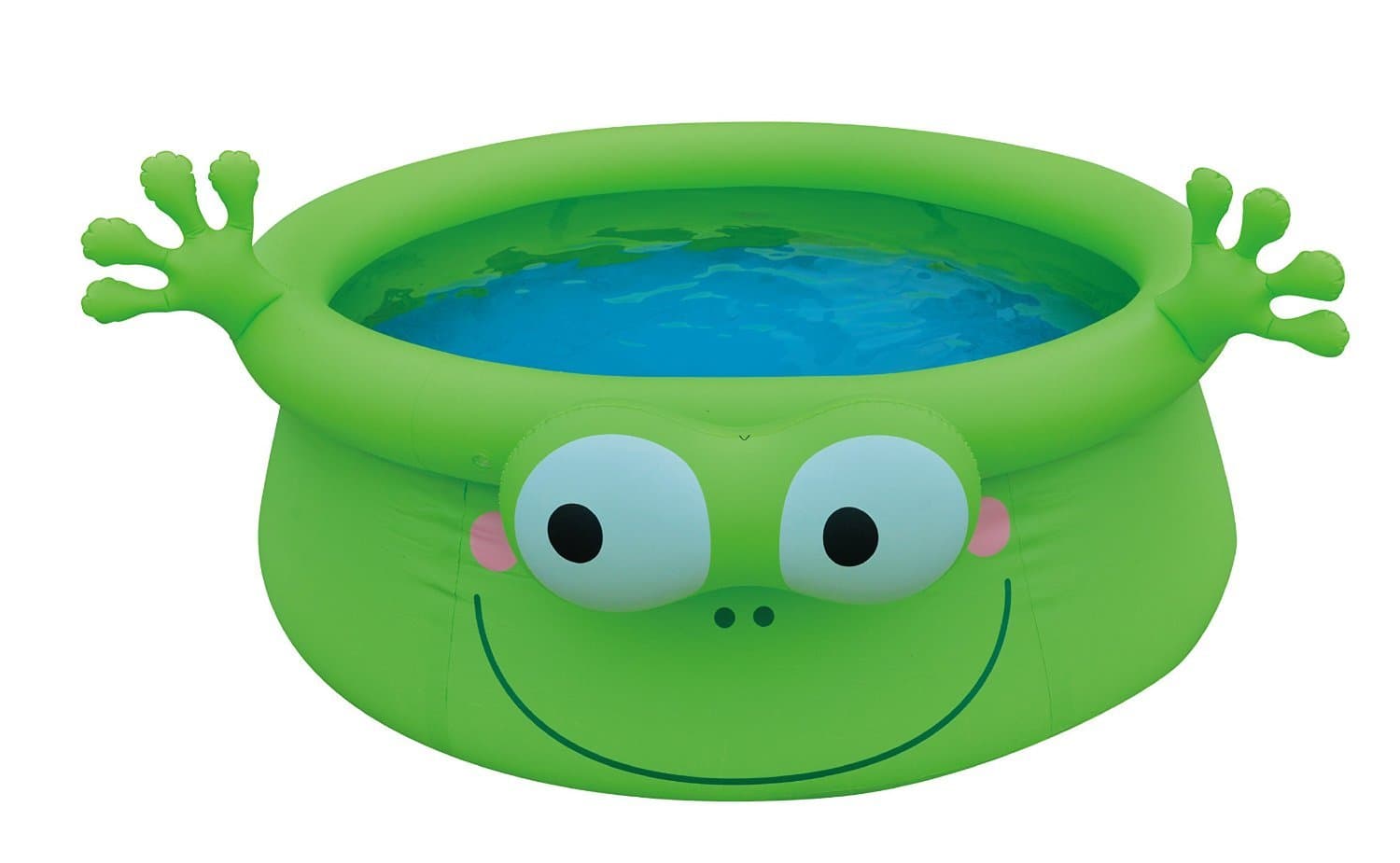 Balance Living Inflatable Frog Animal Pool Toy (69” Diameter, 302 Gallon Capacity).