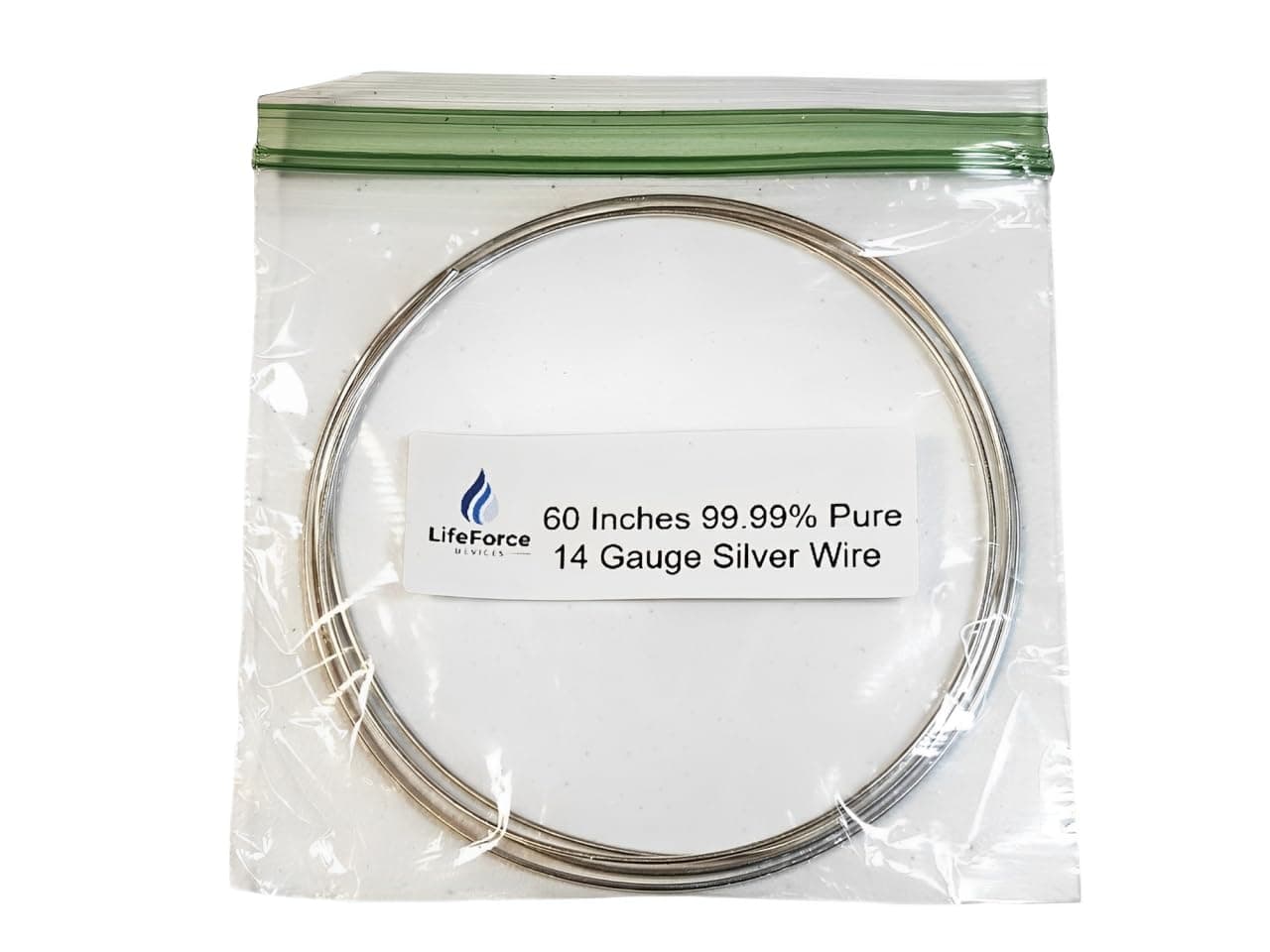 Pure Silver Generator Wires – 9999 Silver Electrodes – Pre-Cut 60-Inch 14 Gauge Wires – Fits LifeForce Generators
