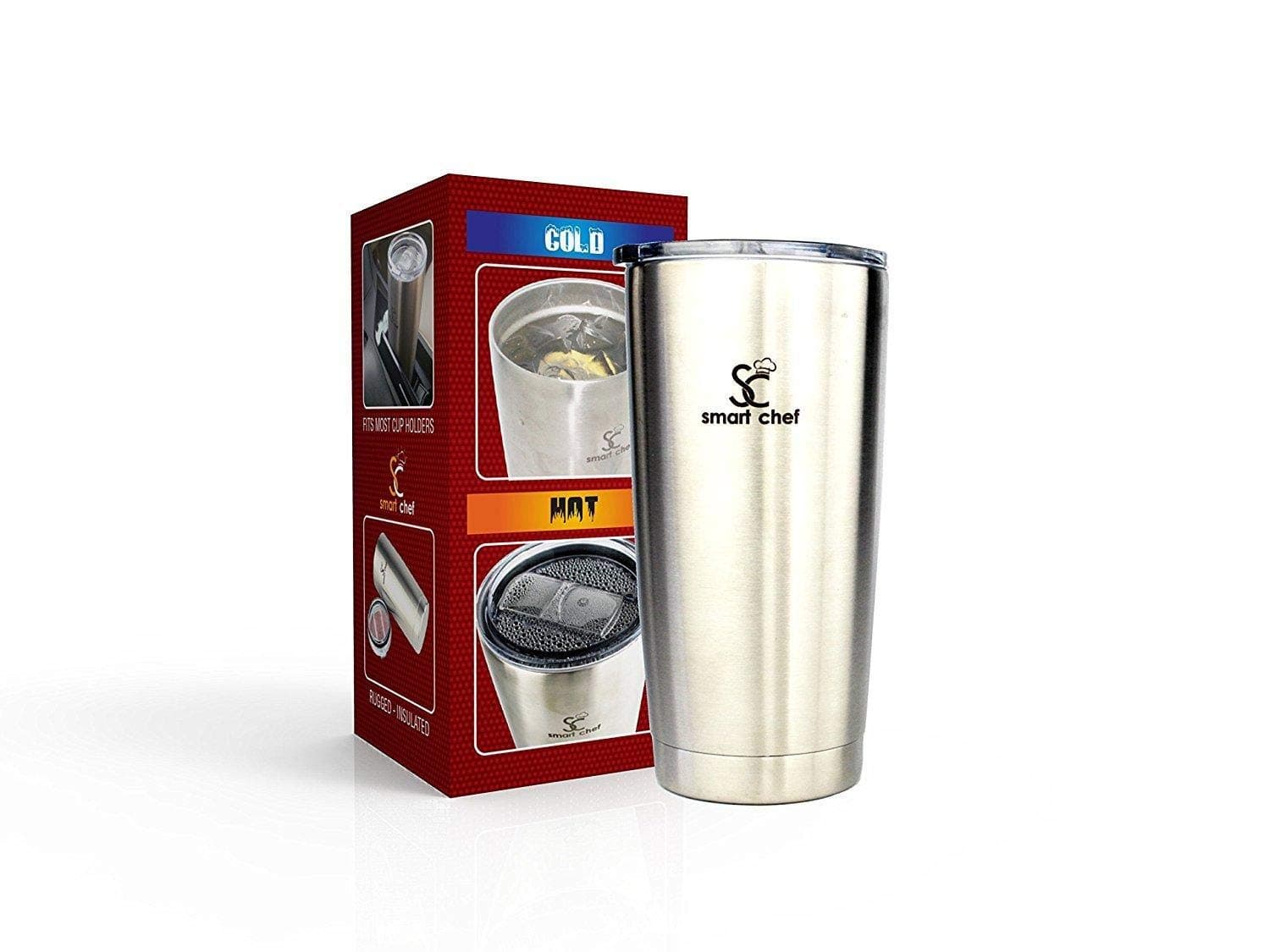 smart chef Stainless Steel Insulated Vacuum Tumbler 20 Oz