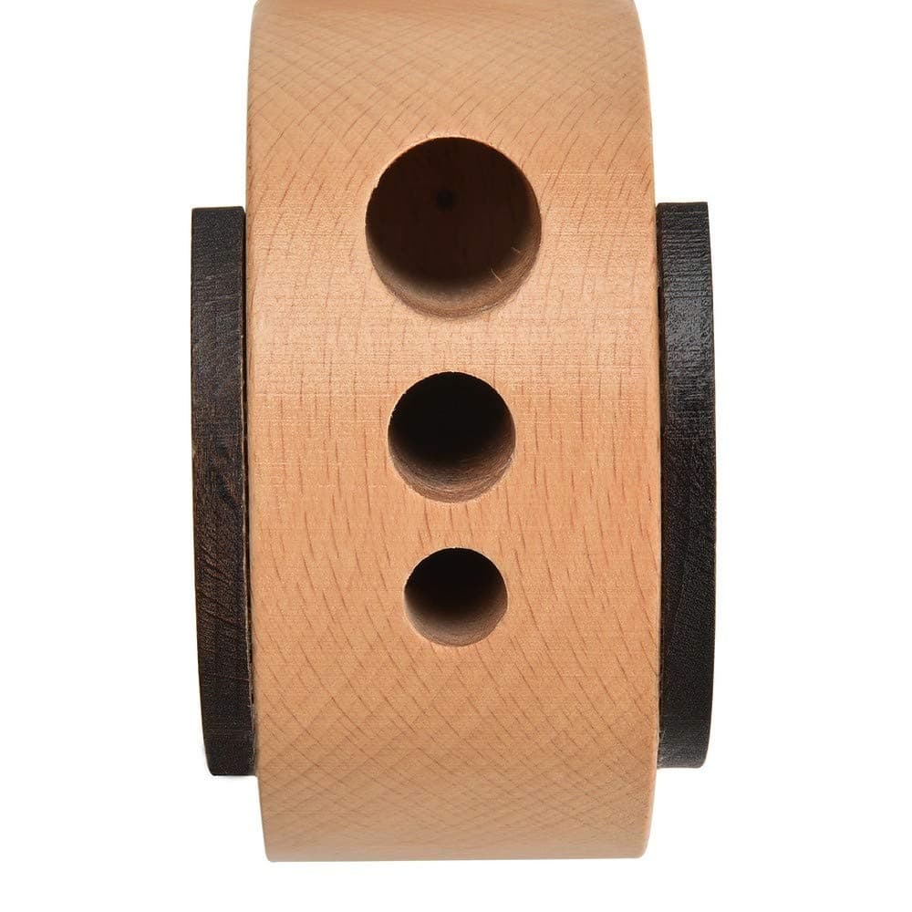 IEIK Wooden with Phone Stand Design Decor Pen Cup for Desk Organizer(5.4 inch)