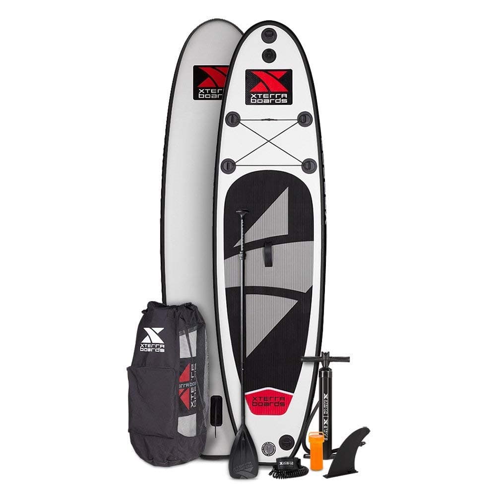 10' Inflatable Stand Up Paddle Board Premium SUP & Accessories Bundle | Includes Paddleboard (6" Thick), Pump, Adjustable Paddle, Easy-Carry Backpack, Ankle Leash, and Repair Kit