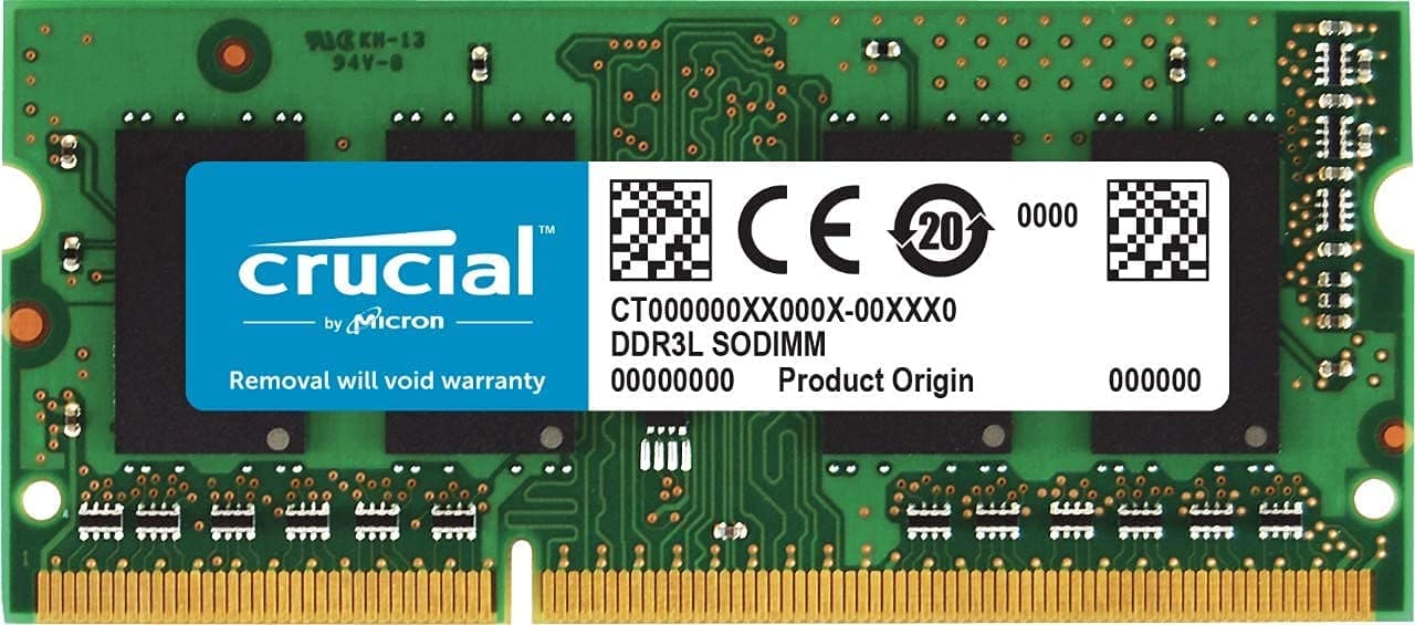 Crucial Technology 4GB, 204-pin SODIMM, DDR3 PC3-10600,