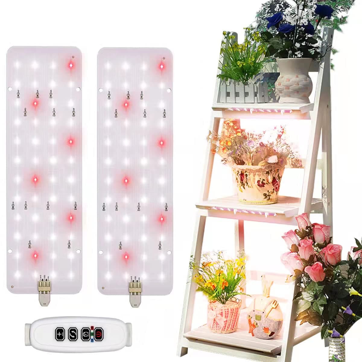 LED Grow Light Panel with Controller(2 panels)