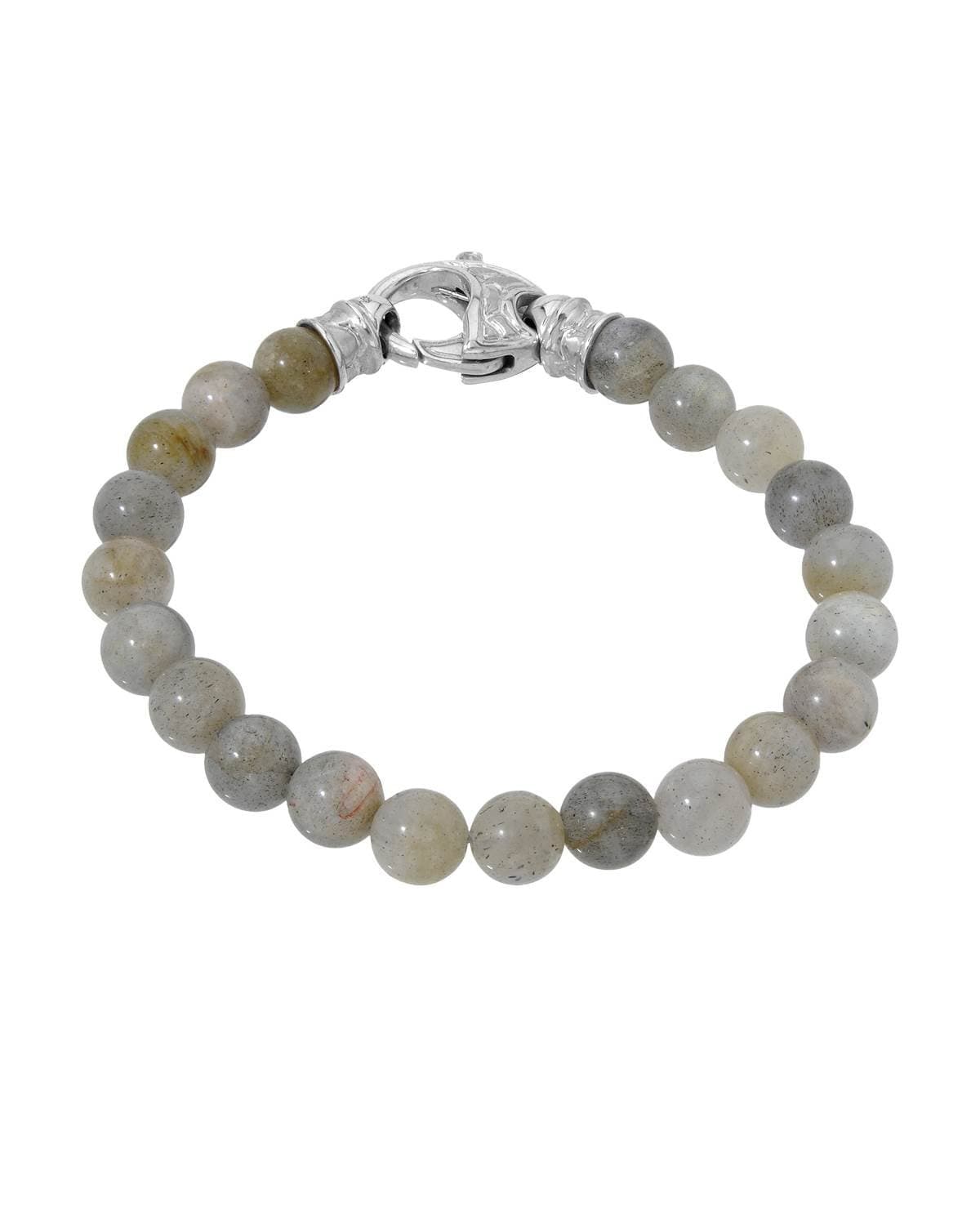 Sterling Silver Labradorite Bracelet For Women. Length 7.5 in.