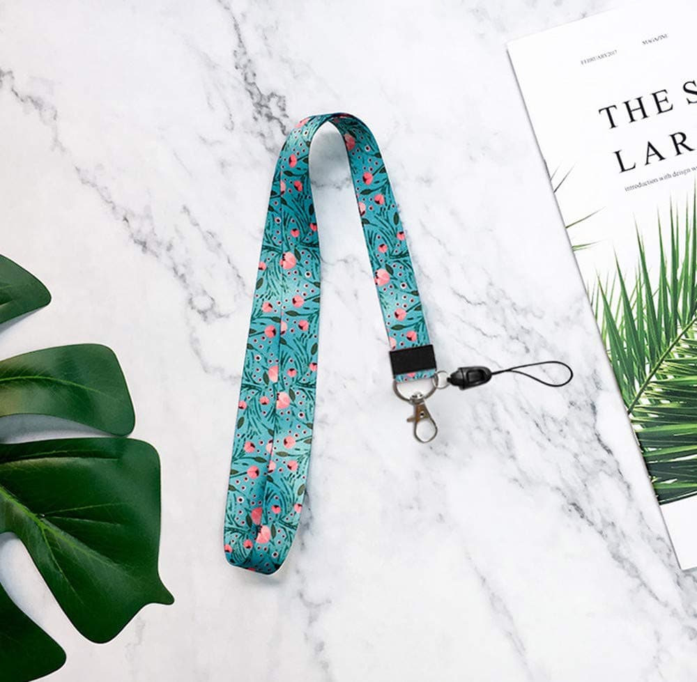 Lanyard Neck Strap, Two-Sided Printing in Full Colour and for Mobile ID Badge Keys mp3 USB Holder.