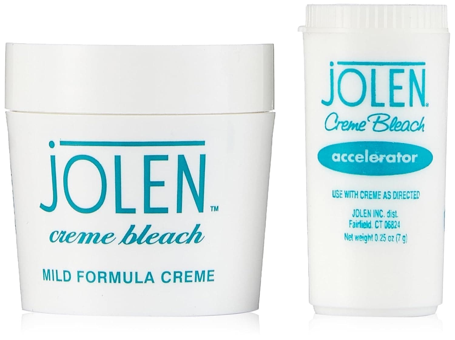 Jolen Cream Bleach Mild formula plus Aloe vera 28g creme 7g Accelerator