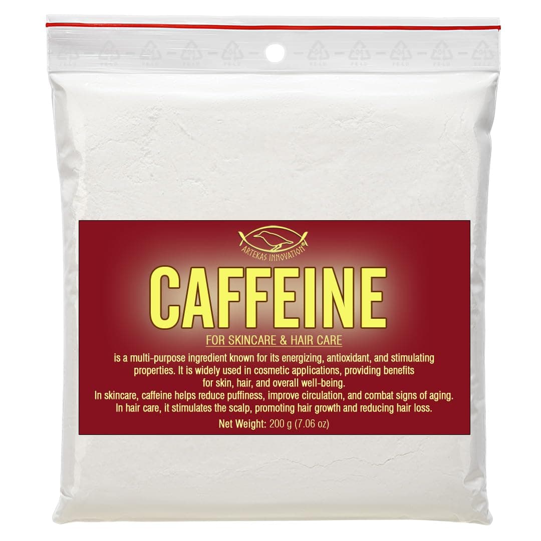 CAFFEINE - for Homemade Formulations and DIY Cosmetics Craft Projects - 200 g (7.06 oz)