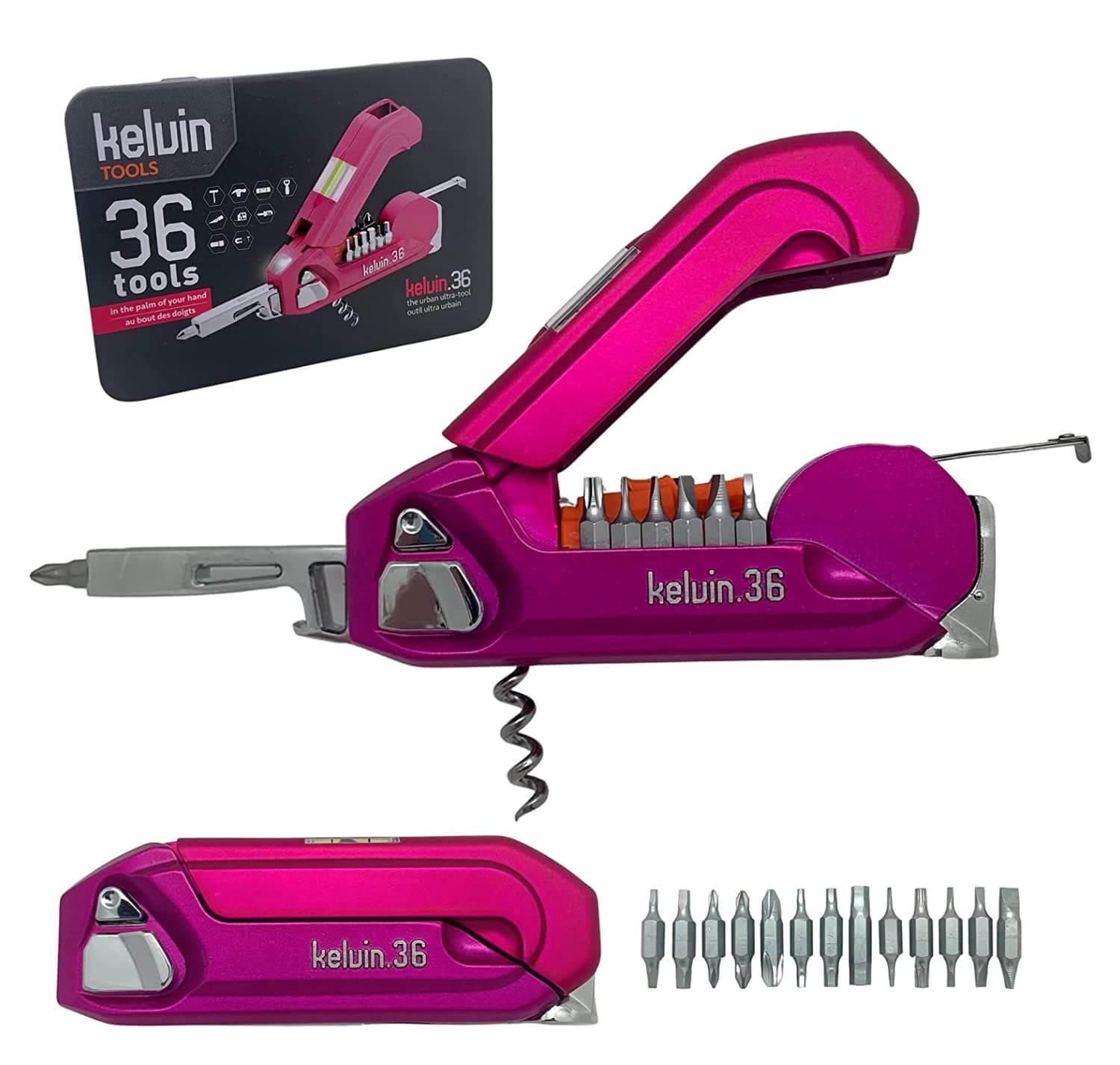 Kelvin Tools K36MAG01-01 36 The Ultra Urban Multi-Tool, Magenta