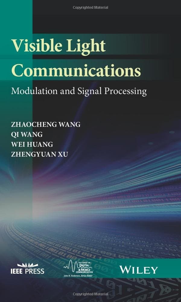 Visible Light Communications: Modulation and Signal Processing