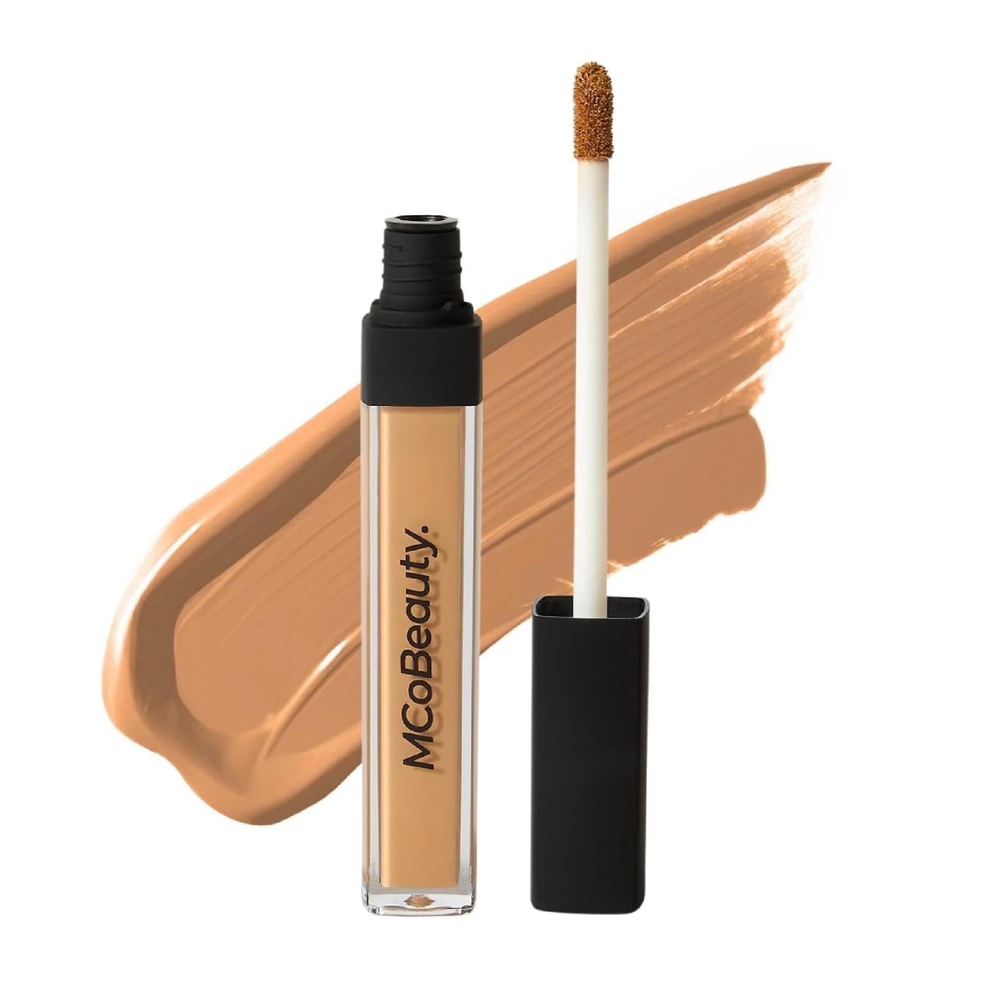 MCoBeauty Brighten & Perfect Cream Concealer, 2 Light Natural, Brightening Coverage for Flawless Complexion, Vegan, Cruelty Free Cosmetics