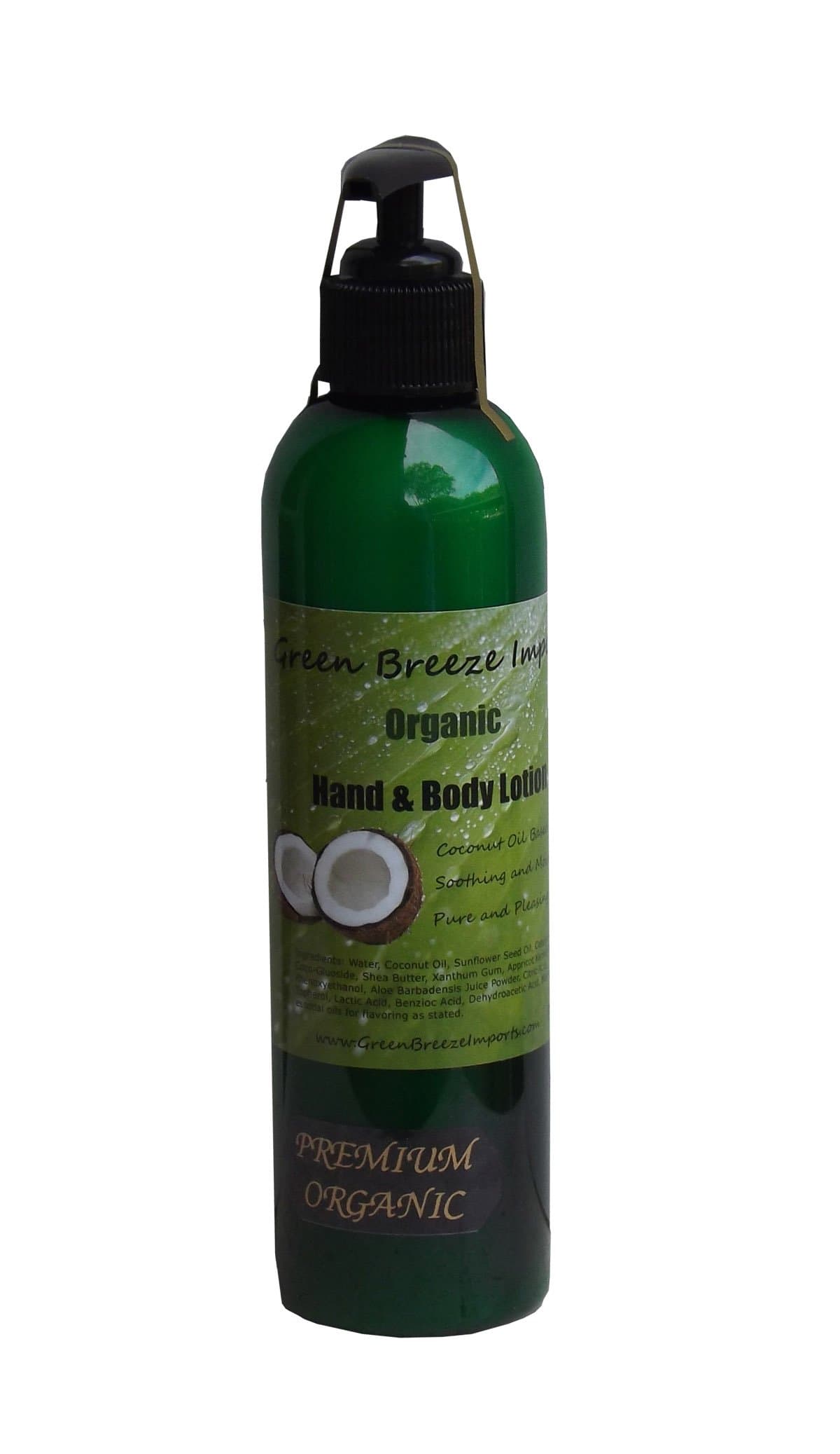 Green Breeze Imports Unscented Organic Body Lotion