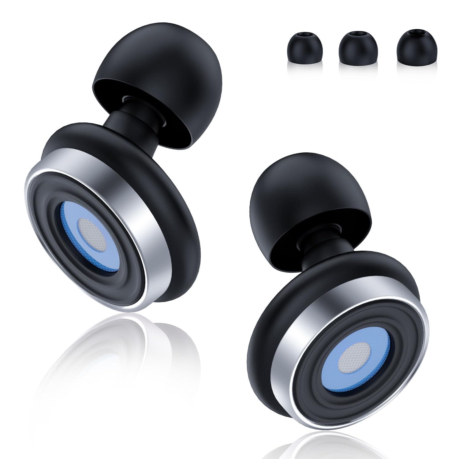 [2025 New, Noise Isolating, Comfortable and Quiet] Earplugs, Noise Cancelling, Perfect Sound Insulation, Noise Reduction, 35 dB, Snoring Prevention, Ear Plugs, Hearing Protection, Silicone, Washable