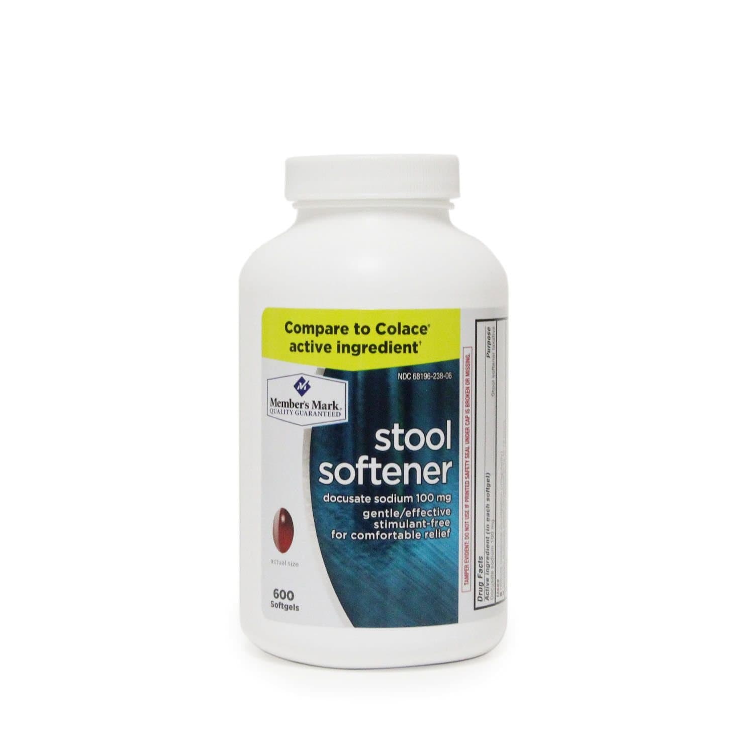 American Standart Members Mark Stool Softener, Docusate Sodium 100Mg
