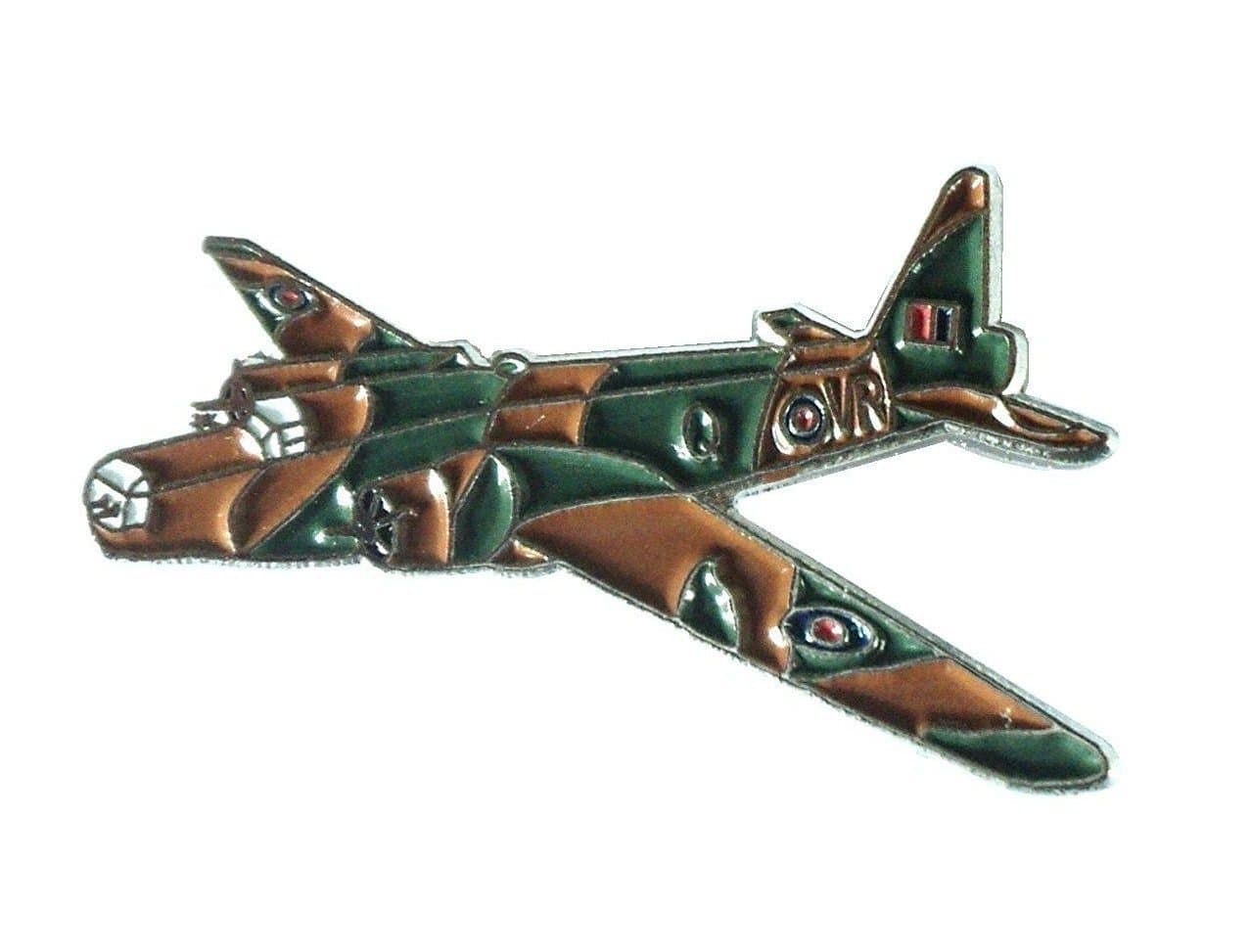 WW2 Vickers Wellington RAF Military Aircraft Metal Enamel Badge Brooch