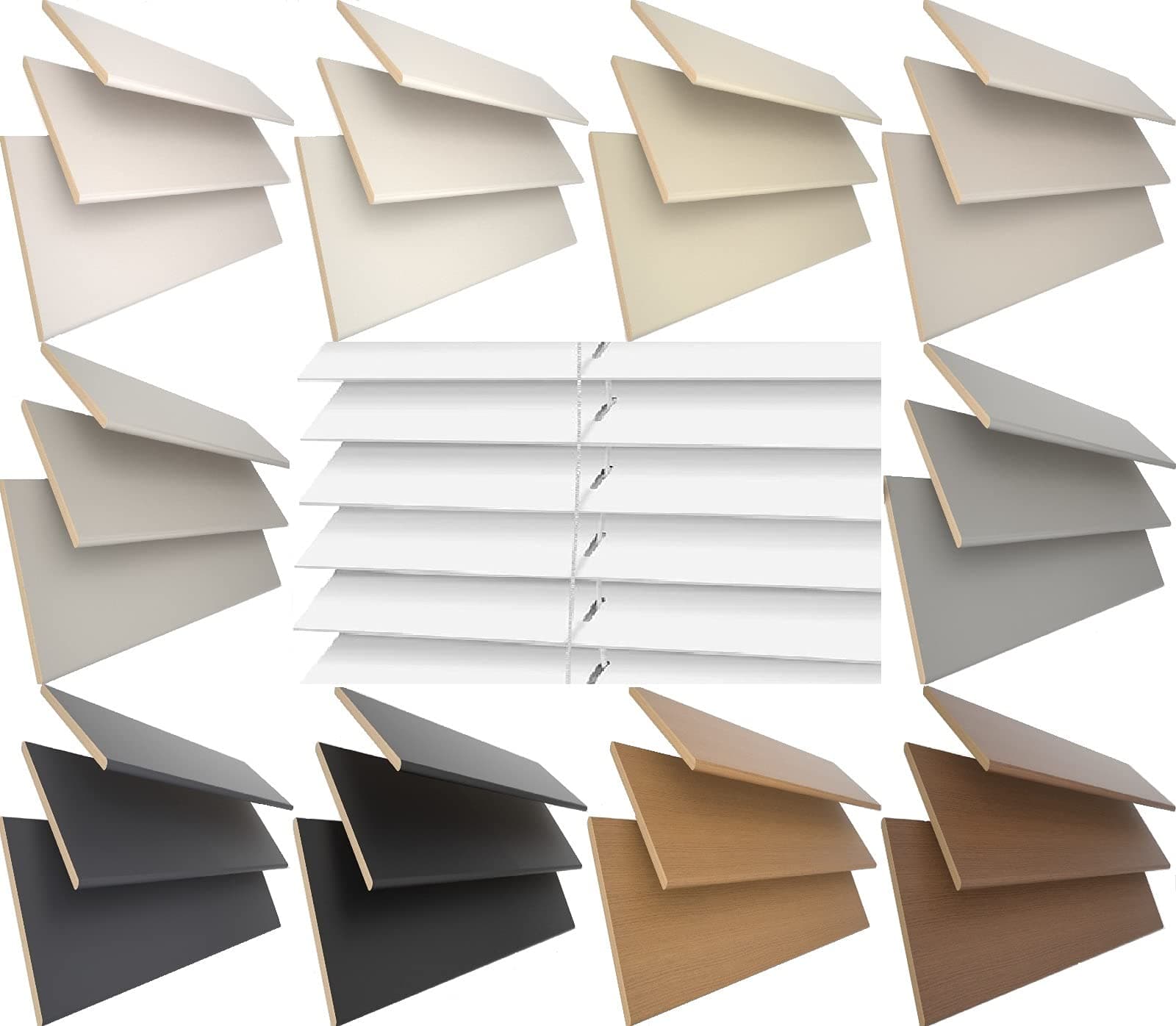 WOODEN VENETIAN BLINDS MADE TO MEASURE (UP TO 180CM X 120CM)