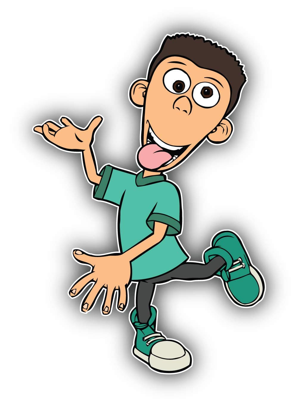 valstick Jimmy Neutron Cartoon Sheen Estevez Funny Car Bumper Sticker Decal