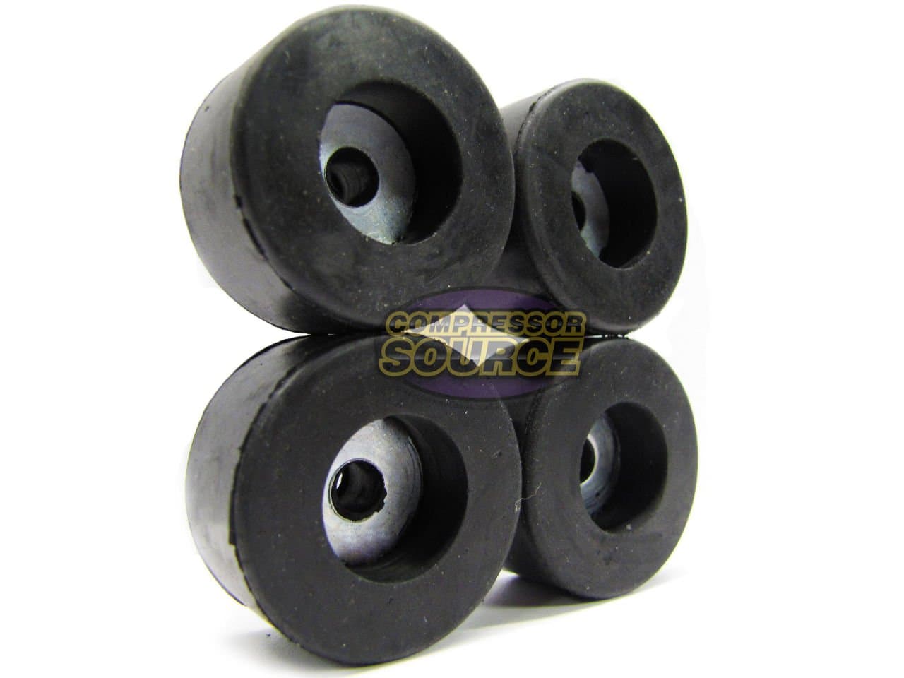 Set of 4 Air Compressor Rubber Feet Replacement Foot Mount New 4 Vibration Pads