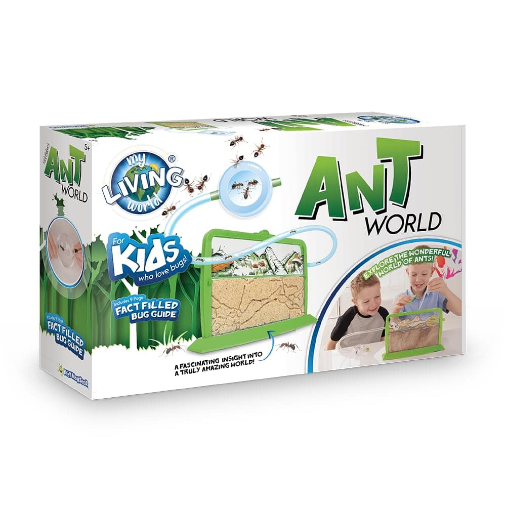 Ant World | Discover The Amazing World of Ants | Includes Easy to Use, Quality Equipment | with 9 Page Fact Filled Bug Guide | for Ages 5+