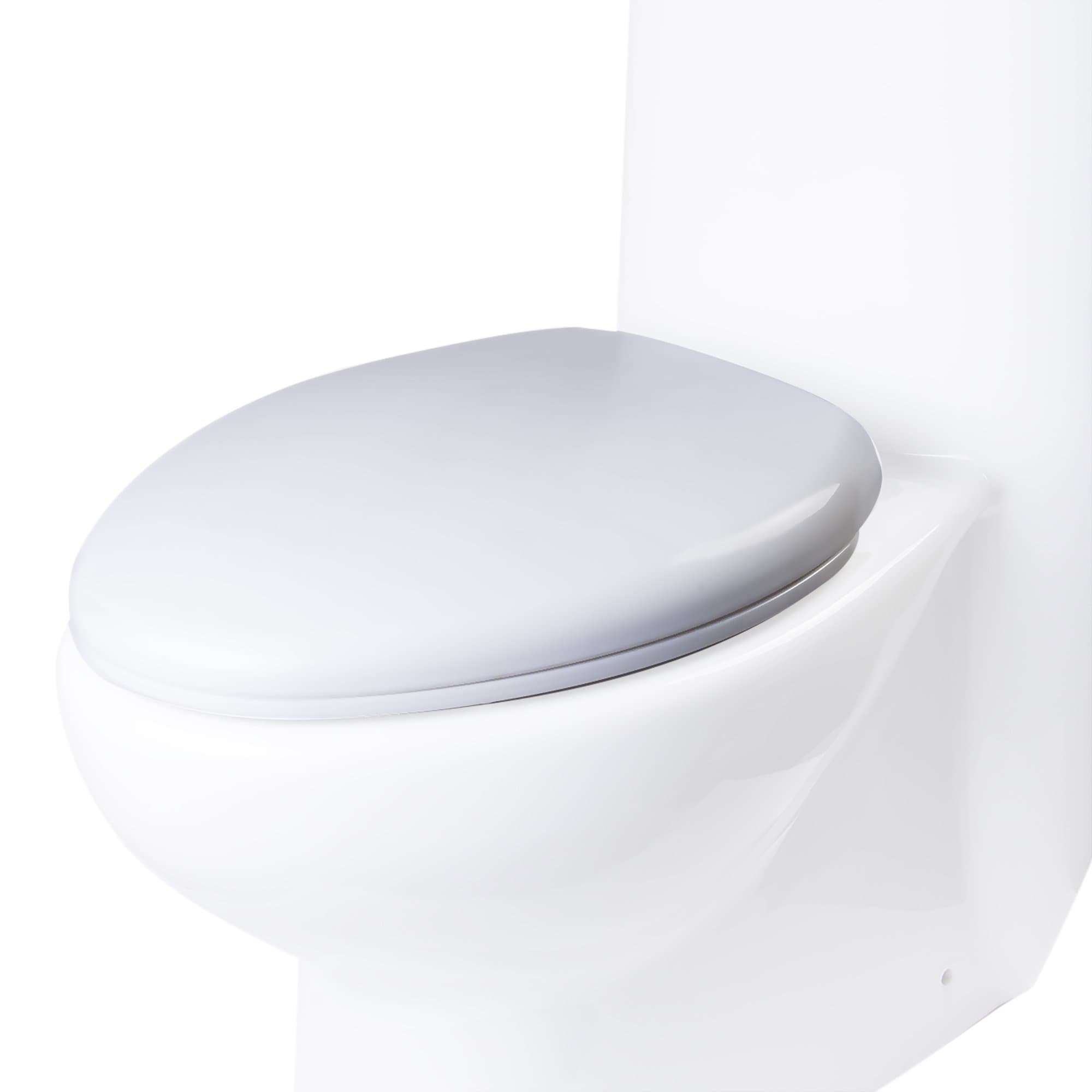 EAGO R-309SEAT Replacement Soft Closing Toilet Seat for TB309, White, 18.5"L x 14.25"W x 3"H