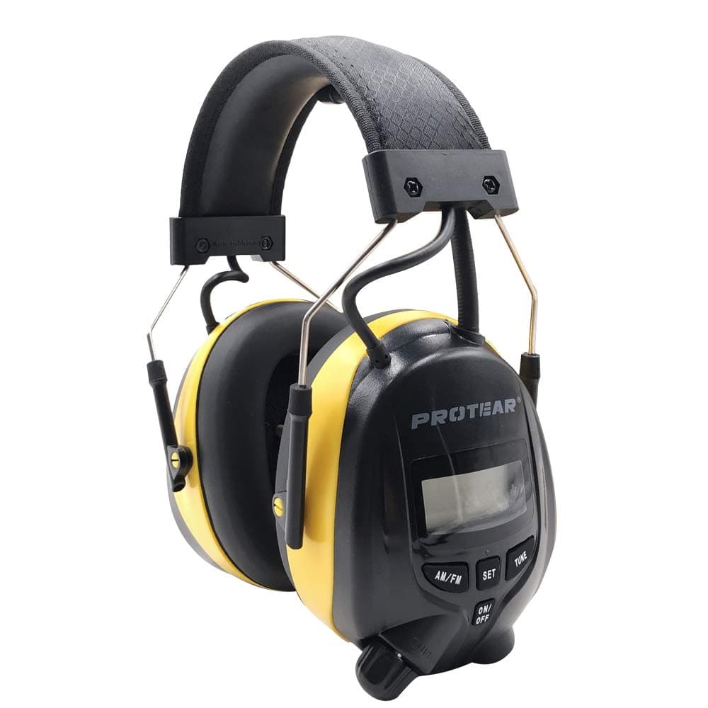 FM/AM Radio Noise Reduction Headset,Protear Ear Defenders with Stereo Headphone Jack for Working and Industrial,SNR 30dB
