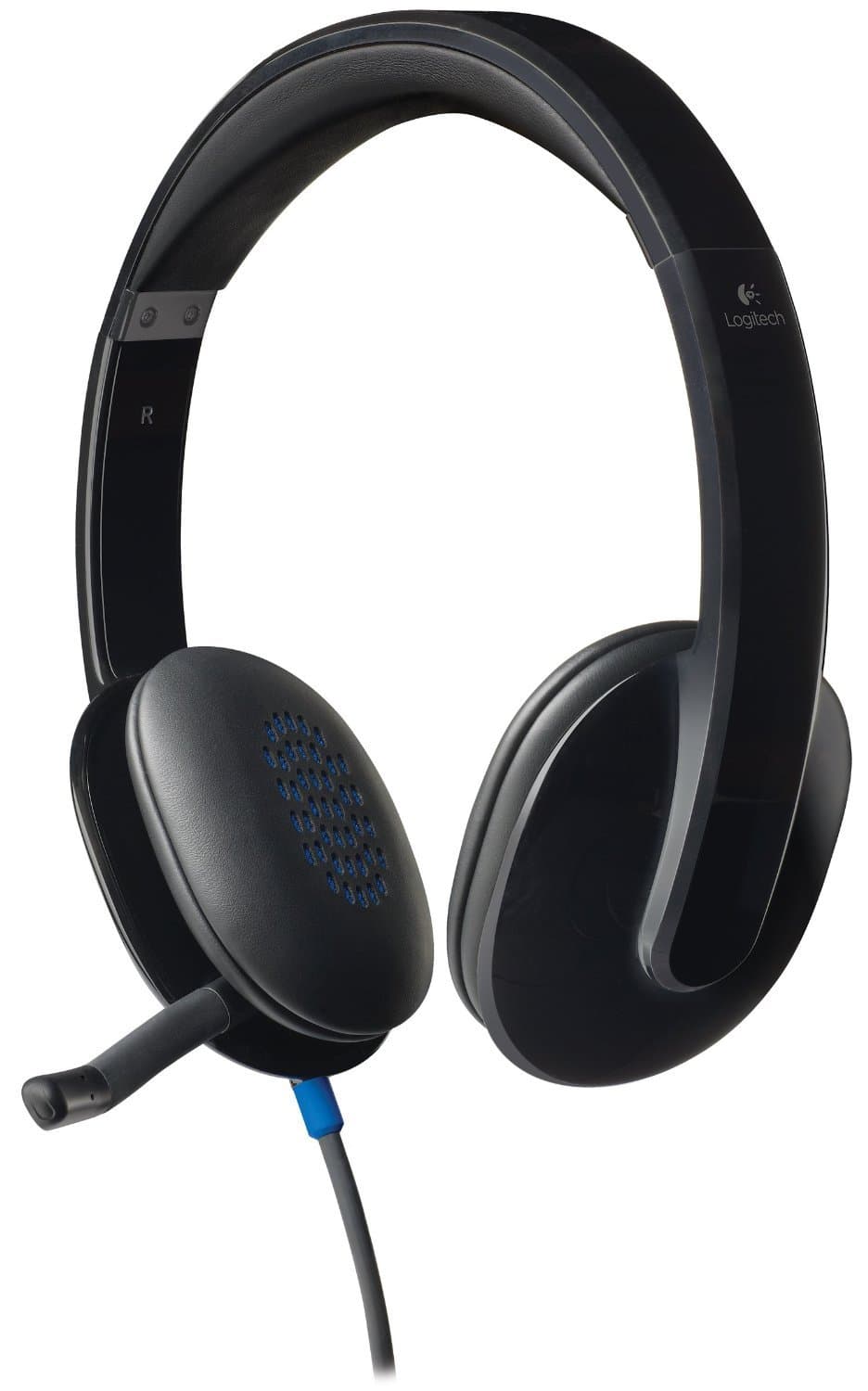 Logitech USB Headset H540 for PC Calls and Music in Bulk Packaging plus Bonus Accessories