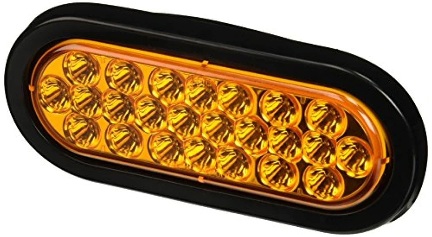 Buyers Products SL65AO 6-Inch Oval LED Recessed Strobe Light, Amber